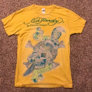Men’s Ed Hardy “Play On” Tshirt SZ MED